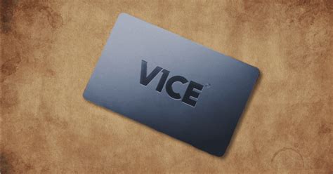 vice card login